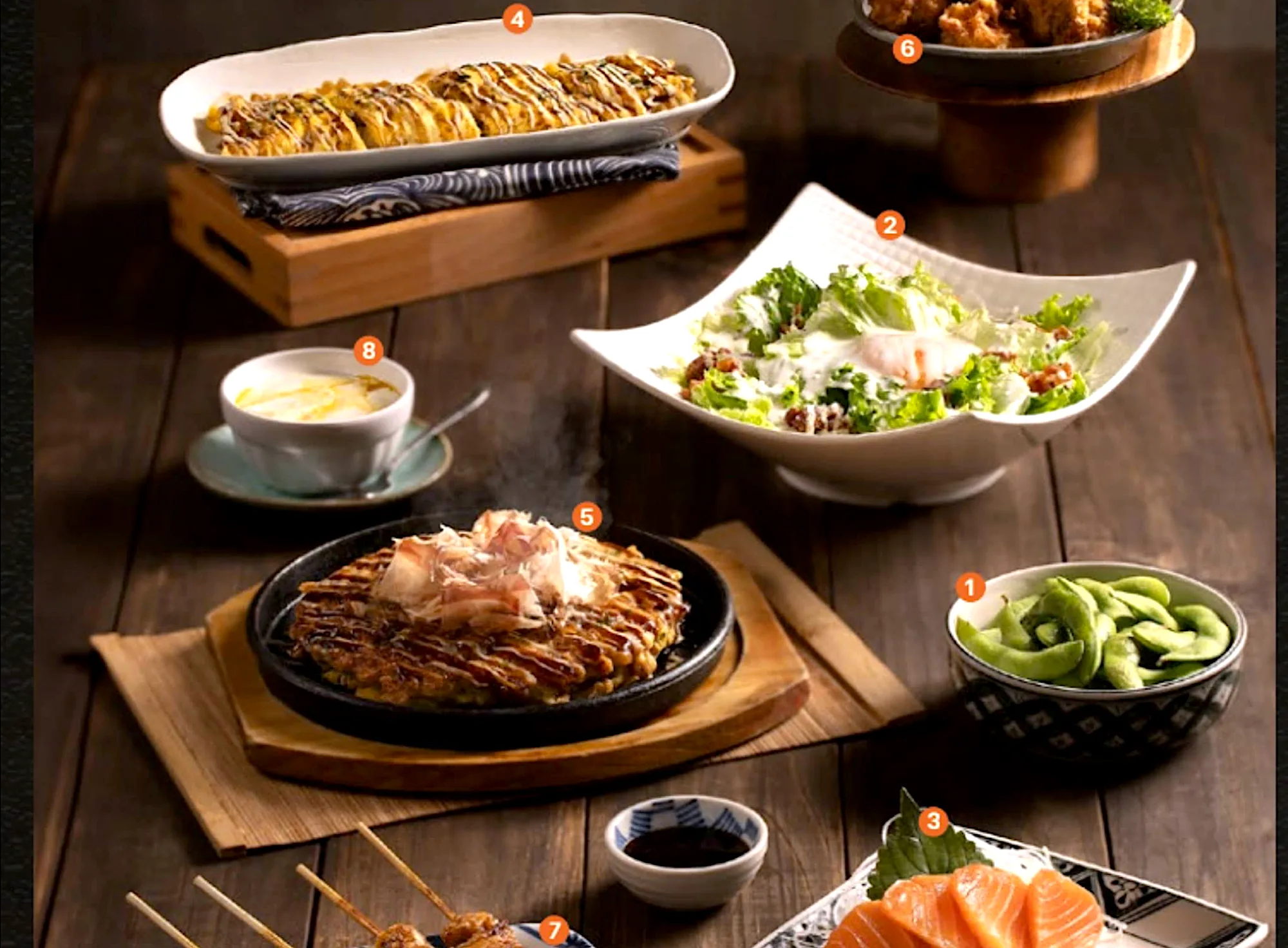 Món ăn tại Chibo Okonomiyaki gần Trung tâm hội nghị Quốc Gia