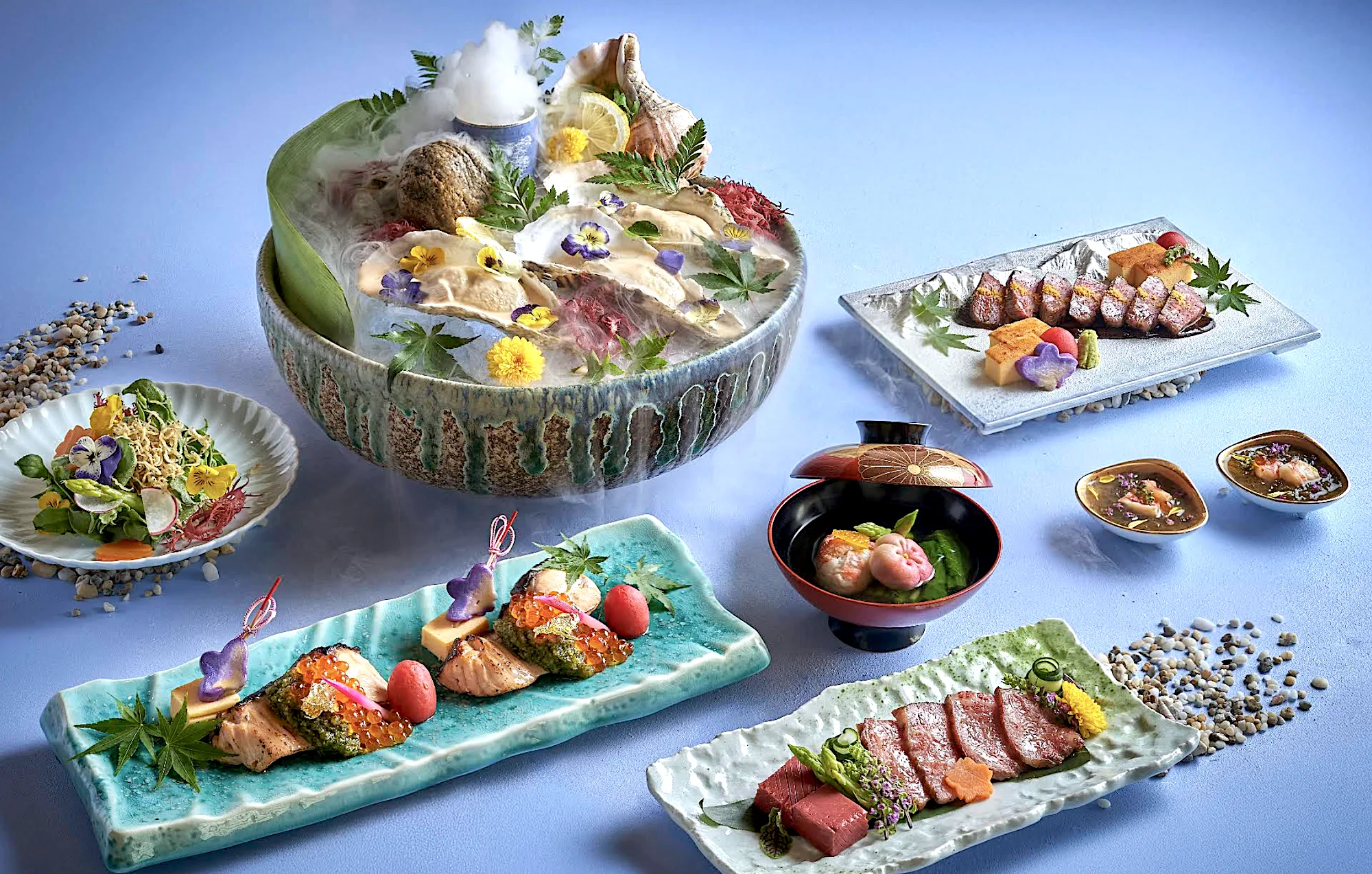 Món ăn tại Hatoyama Nguyễn Chánh gần Trung Tâm Hội Nghị Quốc Gia